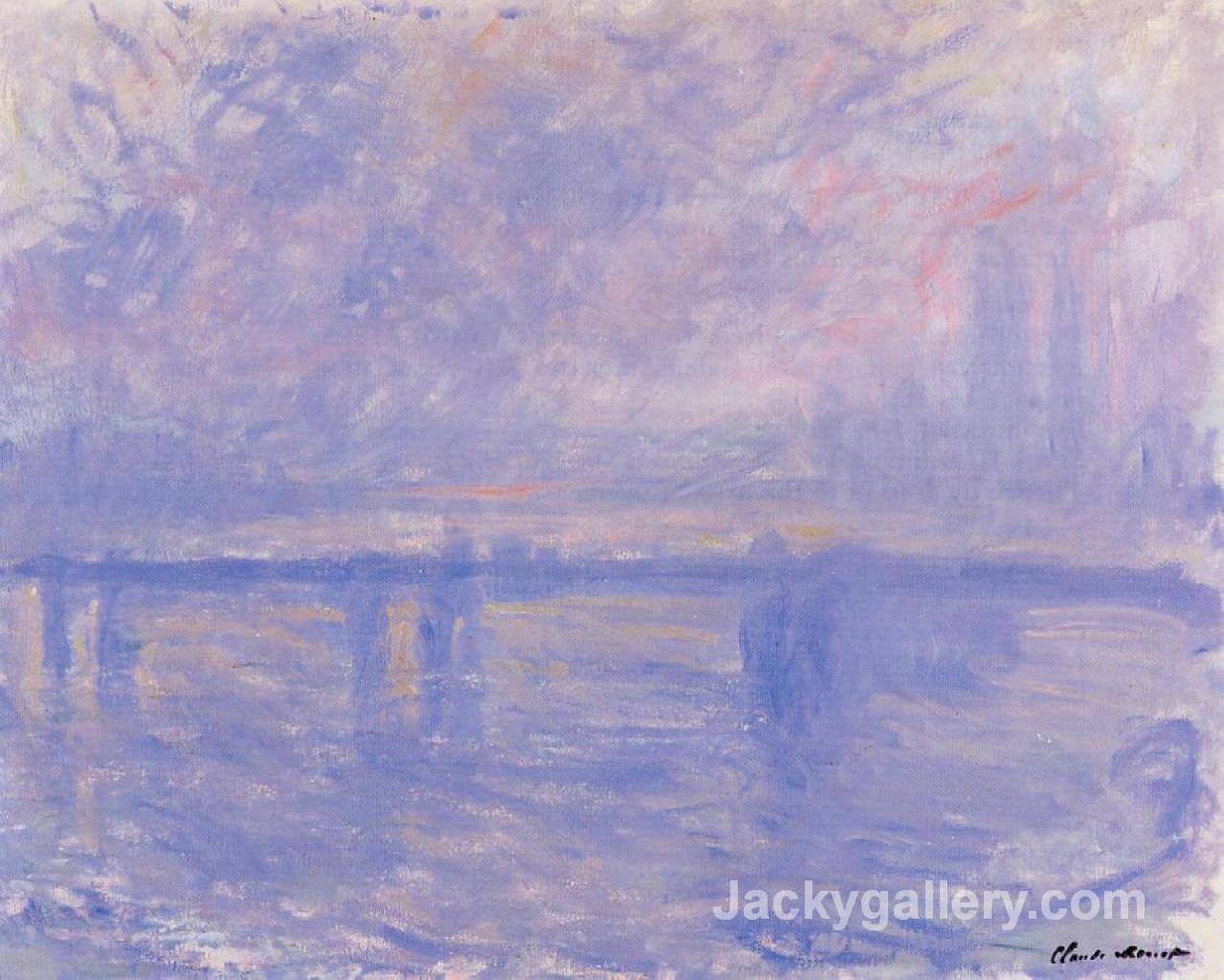 Charing Cross Bridge 09 by Claude Monet paintings reproduction